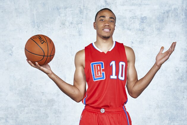 TARRYTOWN, NY - AUGUST 7:  Brice Johnson #10 of the Los Angeles Clippers poses for a portrait during the 2016 NBA rookie photo shoot on August 7, 2016 at the Madison Square Garden Training Facility in Tarrytown, New York. NOTE TO USER: User expressly acknowledges and agrees that, by downloading and or using this photograph, User is consenting to the terms and conditions of the Getty Images License Agreement. Mandatory Copyright Notice: Copyright 2016 NBAE (Photo by Jennifer Pottheiser/NBAE via Getty Images)