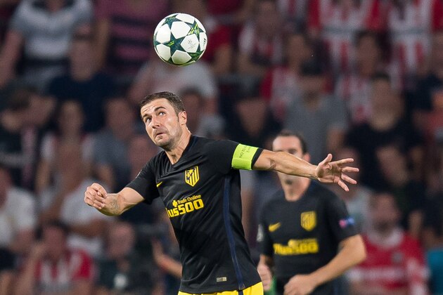 Eindhoven, Netherlands 13.09.2016, UEFA Champions League - 2016/17 Season, Group D - Matchday 1, PSV Eindhoven - Club Atletico de Madrid, 0:1,  Gabi (Atletico Madrid)   (Photo by TF-Images/Getty Images)