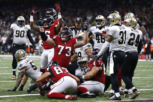 Sep 26, 2016; New Orleans, LA, USA; New Orleans Saints tight end Coby Fleener (82) walks off the field following a loss against the Atlanta Falcons in a game at the Mercedes-Benz Superdome. The Falcons defeated the Saints 45-32. Mandatory Credit: Derick E. Hingle-USA TODAY Sports