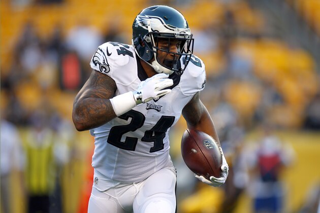 PITTSBURGH, PA - AUGUST 18:  Ryan Mathews #24 of the Philadelphia Eagles in action during the game against the Pittsburgh Steelers on August 18, 2016 at Heinz Field in Pittsburgh, Pennsylvania.  (Photo by Justin K. Aller/Getty Images)