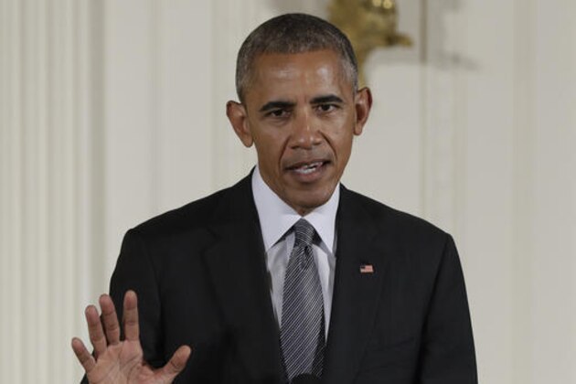 FILE - In this Sept 22, 2016 file photo, President Barack Obama speaks in the East Room of the White House in Washington. The president is preparing to send more troops to Iraq to help reclaim the city of Mosul from the Islamic State group, U.S. officials said Wednesday, Sept. 28, 2016.  (AP Photo/Carolyn Kaster, File)