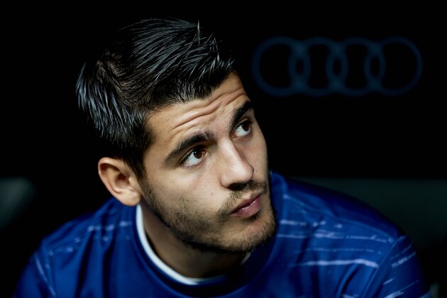MADRID, SPAIN - SEPTEMBER 21:  Alvaro Morata of Real Madrid looks on prior to the La Liga match between Real Madrid CF and Villarreal CF at Estadio Santiago Bernabeu on September 21, 2016 in Madrid, Spain.  (Photo by fotopress/Getty Images)