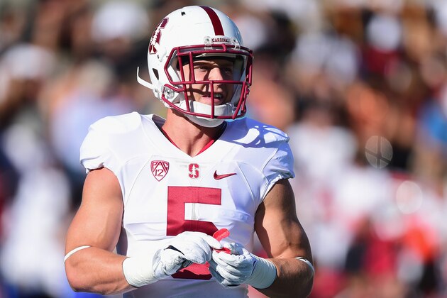PASADENA, CA - SEPTEMBER 24:  Christian McCaffrey