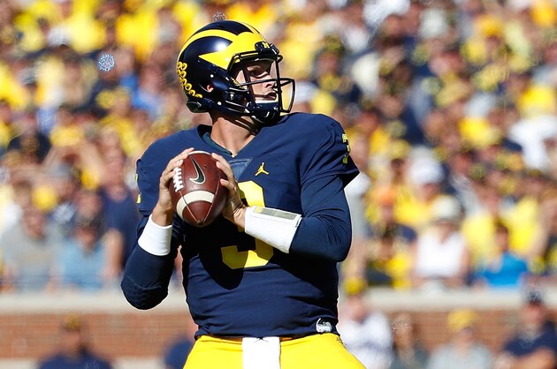 ANN ARBOR, MI - SEPTEMBER 24: Wilton Speight
