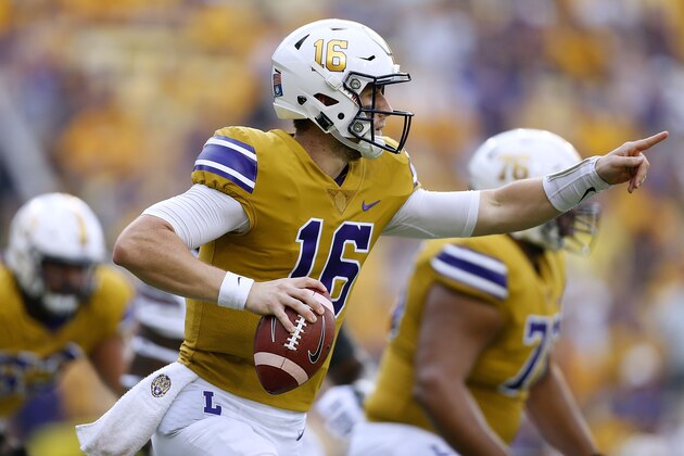 BATON ROUGE, LA - SEPTEMBER 17: Danny Etling