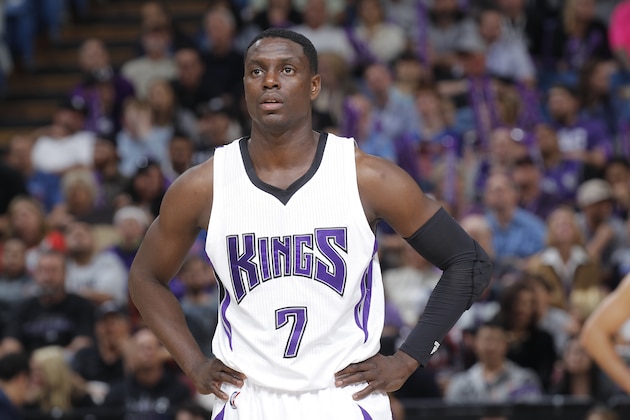 SACRAMENTO, CA - MARCH 30: Darren Collison #7 of the Sacramento Kings looks on during the game against the Washington Wizards on March 30, 2016 at Sleep Train Arena in Sacramento, California. NOTE TO USER: User expressly acknowledges and agrees that, by downloading and or using this photograph, User is consenting to the terms and conditions of the Getty Images Agreement. Mandatory Copyright Notice: Copyright 2016 NBAE (Photo by Rocky Widner/NBAE via Getty Images)