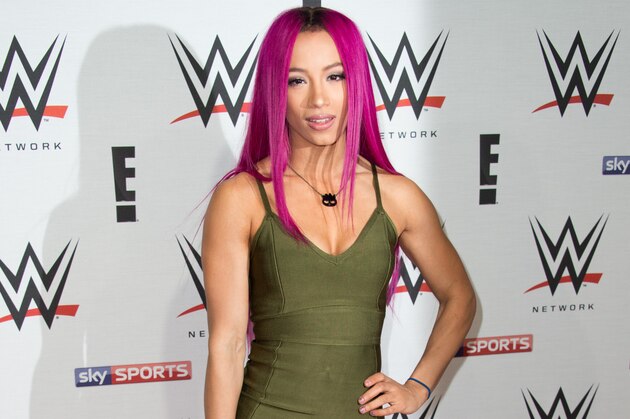 LONDON, ENGLAND - APRIL 18:  Sasha Banks arrives for WWE RAW at 02 Brooklyn Bowl on April 18, 2016 in London, England.  (Photo by Ian Gavan/Getty Images)