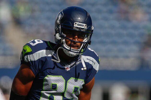 SEATTLE, WA - SEPTEMBER 25:  Wide receiver Doug Baldwin #89 of the Seattle Seahawks looks on prior to the game against the San Francisco 49ers at CenturyLink Field on September 25, 2016 in Seattle, Washington.  (Photo by Otto Greule Jr/Getty Images)