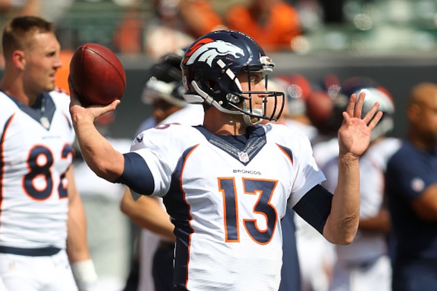 CINCINNATI, OH - SEPTEMBER 25:  Trevor Siemian