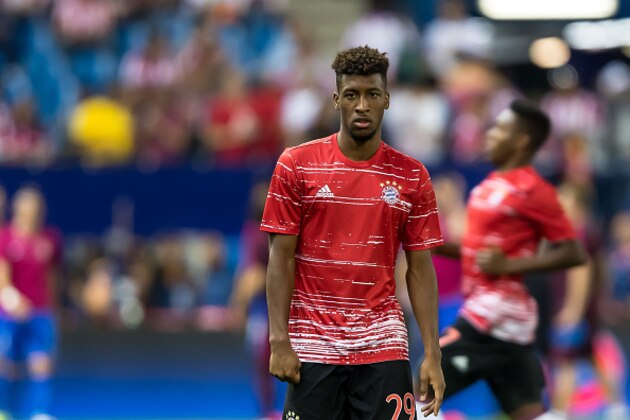 Madrid, Spain 28.09.2016, UEFA Champions League - 2016/17 Season, Group D - Matchday 2, Atletico Madrid - FC Bayern Muenchen,  Kingsley Coman (FCB)   (Photo by TF-Images/Getty Images)