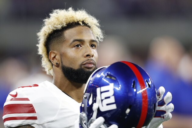 MINNEAPOLIS, MN - OCTOBER 03: Odell Beckham Jr. #13 of the New York Giants looks on against the Minnesota Vikings during the game at U.S. Bank Stadium on October 3, 2016 in Minneapolis, Minnesota. The Vikings defeated the Giants 24-10. (Photo by Joe Robbins/Getty Images)
