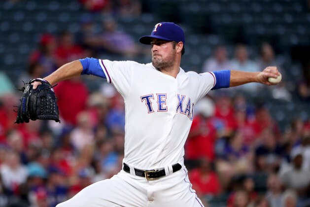 ARLINGTON, TX - SEPTEMBER 28:  Cole Hamels