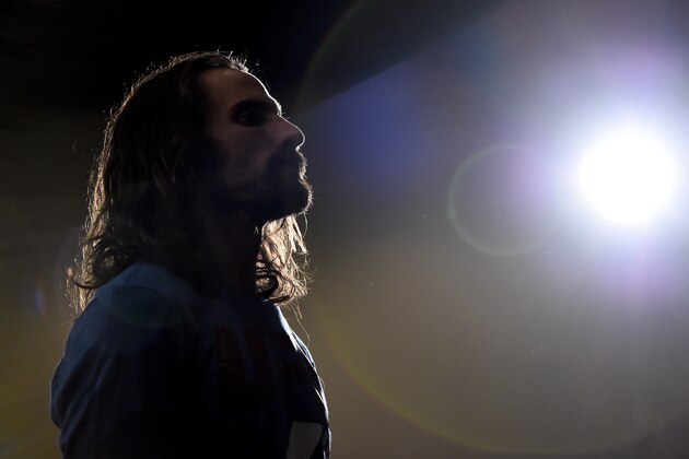 ORLANDO, FL - DECEMBER 18:  Josh Samman waits backstage during the UFC weigh-in inside the Orange County Convention Center on December 18, 2015 in Orlando, Florida.  (Photo by Jeff Bottari/Zuffa LLC/Zuffa LLC via Getty Images)