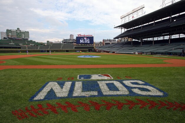 Oct 6, 2016; Chicago, IL, USA; A general view of Wrigley Field before workouts one day prior to game one of the NLDS between the Chicago Cubs and the San Francisco Giants. Mandatory Credit: Jerry Lai-USA TODAY Sports