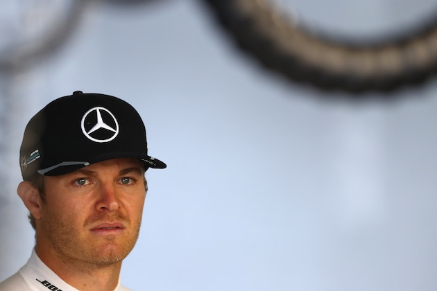 SUZUKA, JAPAN - OCTOBER 08:  Nico Rosberg of Germany and Mercedes GP in the garage  during final practice for the Formula One Grand Prix of Japan at Suzuka Circuit on October 8, 2016 in Suzuka.  (Photo by Clive Mason/Getty Images)