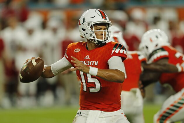 MIAMI GARDENS, FL - SEPTEMBER 10: Brad Kaaya