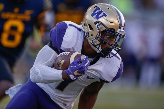 EUGENE, OR - OCTOBER 08:  Wide receiver John Ross