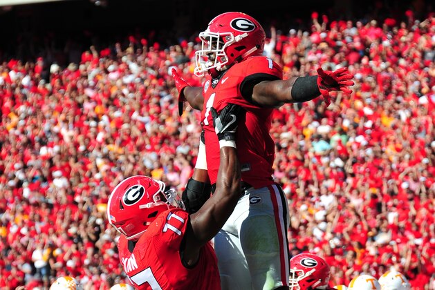 ATHENS, GA - OCTOBER 1: Sony Michel