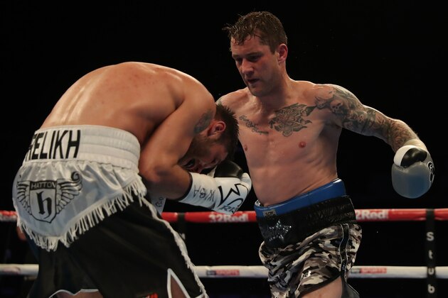 GLASGOW, SCOTLAND - OCTOBER 07: Ricky Burns defends his WBA World Super-Lightweight title against Kiryl Relikh at The SSE Hydro on October 7, 2016 in Glasgow, Scotland. (Photo by Ian MacNicol/Getty Images)