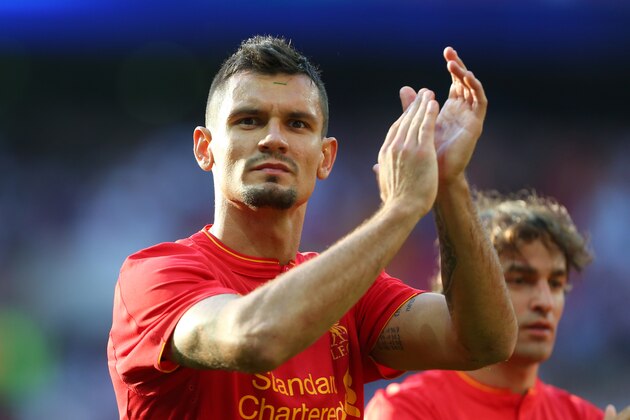 LONDON, ENGLAND - AUGUST 06: Dejan Lovren of Liverpool during the International Champions Cup 2016 match between Liverpool and Barcelona at Wembley Stadium on August 6, 2016 in London, England. (Photo by Catherine Ivill - AMA/Getty Images)