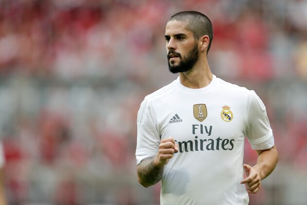 Isco of Real Madrid during the AUDI Cup match between Real Madrid and Tottenham Hotspur on August 4, 2015 at the Allianz Arena in Munich, Germany(Photo by VI Images via Getty Images)