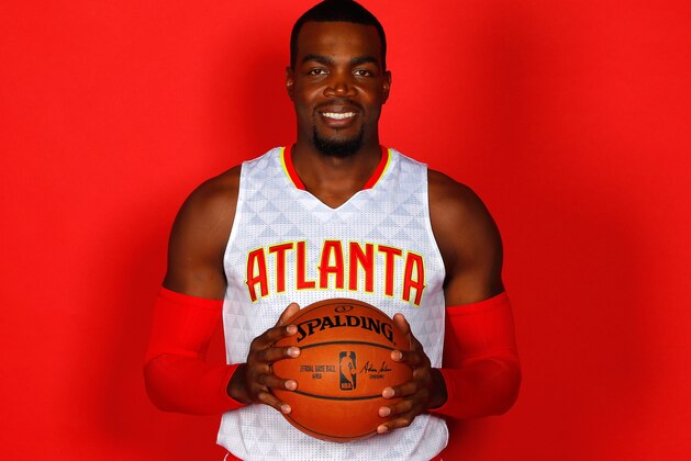 ATLANTA, GA - SEPTEMBER 26:  Paul Millsap #4 of the Atlanta Hawks poses during media day on September 26, 2016 in Atlanta, Georgia.  (Photo by Kevin C. Cox/Getty Images)