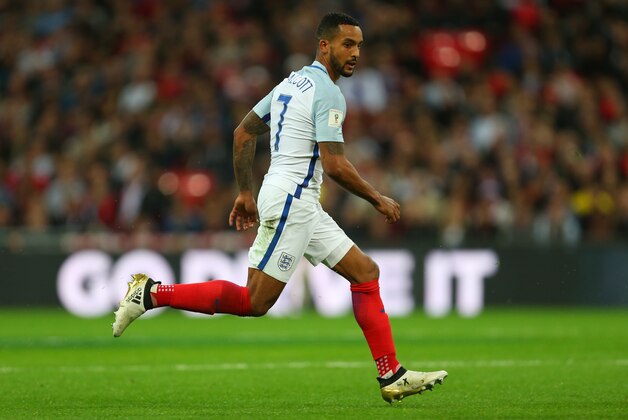 LONDON, ENGLAND - OCTOBER 08: Theo Walcott of England during the FIFA 2018 World Cup Qualifier between England and Malta at Wembley Stadium on October 8, 2016 in London, England. (Photo by Catherine Ivill - AMA/Getty Images)