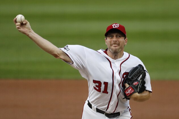 WASHINGTON, DC - OCTOBER 7: Max Scherzer