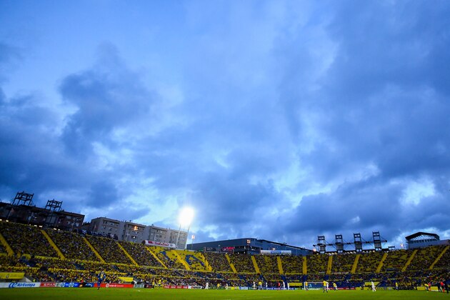 LAS PALMAS, SPAIN - SEPTEMBER 24:  a gneral view of the stadium during the La Liga match between UD Las Palmas and Real Madrid CF on September 24, 2016 in Las Palmas, Spain.  (Photo by David Ramos/Getty Images)