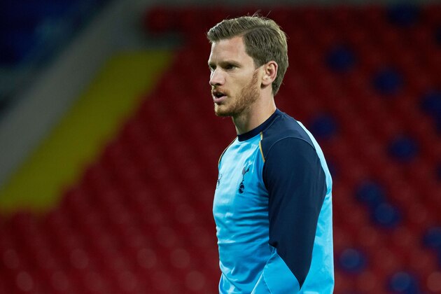 MOSCOW, RUSSIA - SEPTEMBER 26: Jan Vertonghen during a training session at the CSKA arena on September 26, 2016 on the eve of the UEFA Champions League group E football match between CSKA Moscow and Tottenham in Moscow, Russia. (Photo by Oleg Nikishin/Getty Images)