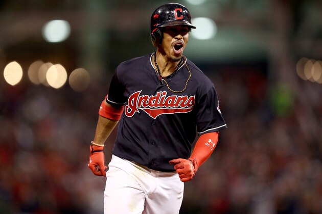 CLEVELAND, OH - OCTOBER 14:  Francisco Lindor