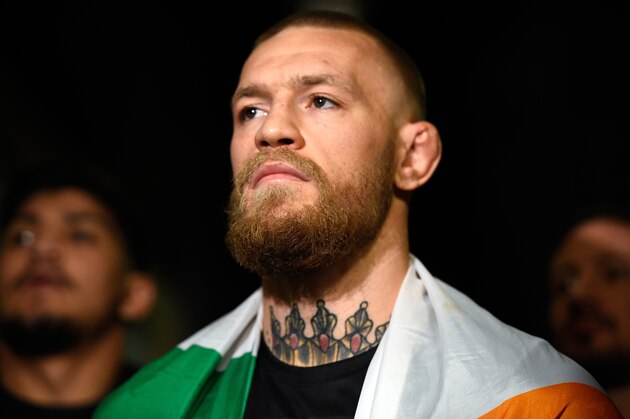 LAS VEGAS, NV - AUGUST 20: Conor McGregor of Ireland prepares to walkout prior to facing Nate Diaz in their welterweight bout during the UFC 202 event at T-Mobile Arena on August 20, 2016 in Las Vegas, Nevada. (Photo by Jeff Bottari/Zuffa LLC/Zuffa LLC via Getty Images) LAS VEGAS, NV - AUGUST 20: Conor McGregor of Ireland prepares to walkout prior to facing Nate Diaz in their welterweight bout during the UFC 202 event at T-Mobile Arena on August 20, 2016 in Las Vegas, Nevada. (Photo by Jeff Bottari/Zuffa LLC/Zuffa LLC via Getty Images)