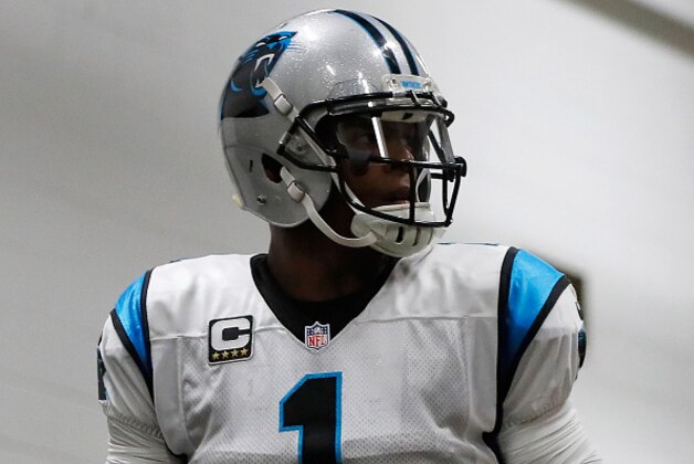 ATLANTA, GA - OCTOBER 02:  Cam Newton #1 of the Carolina Panthers walks down the tunnel prior to facing the Atlanta Falcons at Georgia Dome on October 2, 2016 in Atlanta, Georgia.  (Photo by Kevin C. Cox/Getty Images)