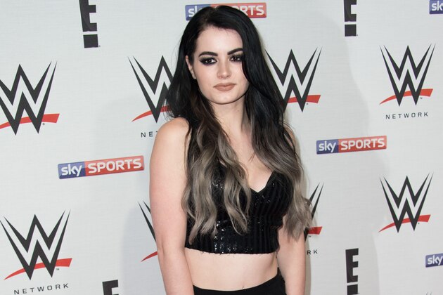 LONDON, ENGLAND - APRIL 18:  Paige arrives for WWE RAW at 02 Brooklyn Bowl on April 18, 2016 in London, England.  (Photo by Ian Gavan/Getty Images)