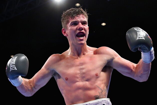 LIVERPOOL, ENGLAND - OCTOBER 15:  Luke Campbell of England celebrates winning in the WBC Silver Lightweight Championship match during Boxing at Echo Arena on October 15, 2016 in Liverpool, England.  (Photo by Alex Livesey/Getty Images)