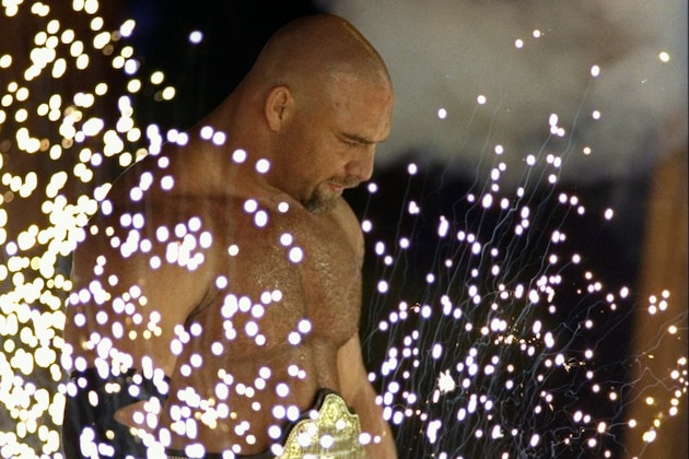 12 Jun 1998:  Bill Goldberg looks on during the WCW Bash at the Beach at the Cox Arena in San Diego, California. Mandatory Credit: Elsa Hasch  /Allsport