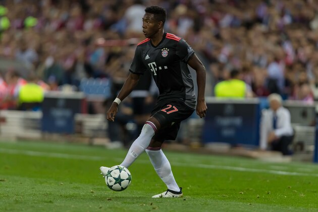 Madrid, Spain 28.09.2016, UEFA Champions League - 2016/17 Season, Group D - Matchday 2, Atletico Madrid - FC Bayern Muenchen,  David Alaba (FCB)   (Photo by TF-Images/Getty Images)