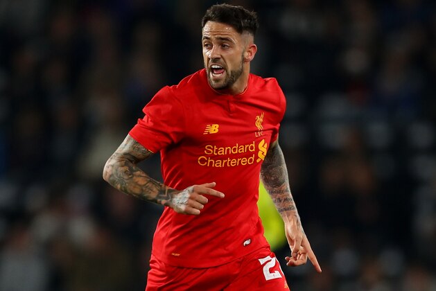 DERBY, ENGLAND - SEPTEMBER 20:  Danny Ings of Liverpool in action during the EFL Cup Third Round match between Derby County and Liverpool at iPro Stadium on September 20, 2016 in Derby, England.  (Photo by Richard Heathcote/Getty Images)