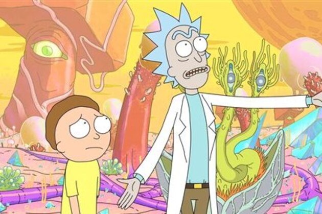 Adult Swim's original prime time programming includes Dan Harmon's RICK AND MORTY (Mondays, 10:30 p.m.). Adult Swim will expand its hours, 8PM to 6AM, starting March 31.  (PRNewsFoto/Turner Broadcasting System, Inc.) THIS CONTENT IS PROVIDED BY PRNewsfoto and is for EDITORIAL USE ONLY**