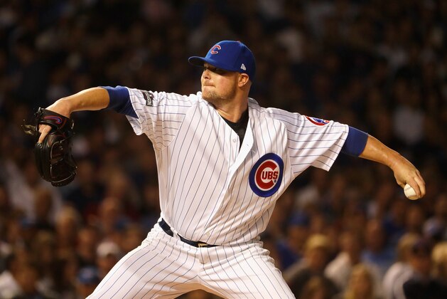 CHICAGO, IL - OCTOBER 15:  Jon Lester