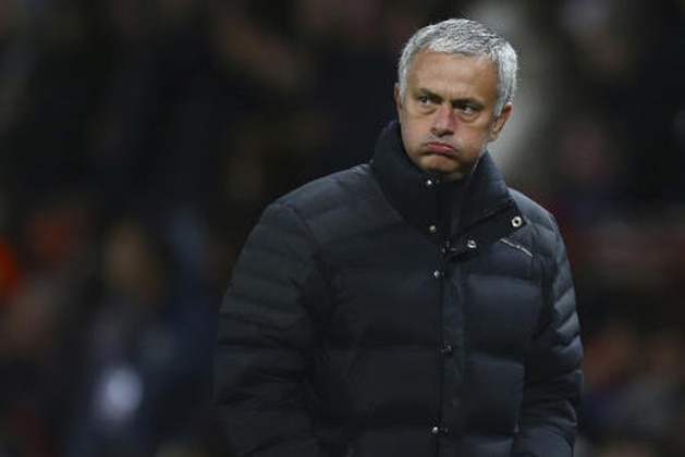 Manchester United's manager Jose Mourinho watches the Europa League Group A soccer match between Manchester United and Fenerbahce at Old Trafford stadium in Manchester, England, Thursday, Oct. 20, 2016. (AP Photo/Dave Thompson)