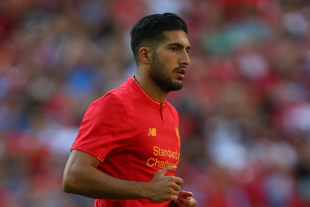 LONDON, ENGLAND - AUGUST 06: Emre Can of Liverpool during the International Champions Cup 2016 match between Liverpool and Barcelona at Wembley Stadium on August 6, 2016 in London, England. (Photo by Catherine Ivill - AMA/Getty Images) LONDON, ENGLAND - AUGUST 06: Emre Can of Liverpool during the International Champions Cup 2016 match between Liverpool and Barcelona at Wembley Stadium on August 6, 2016 in London, England. (Photo by Catherine Ivill - AMA/Getty Images)