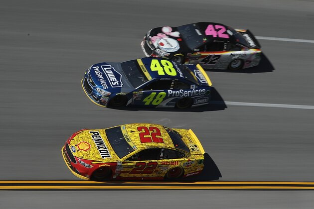 TALLADEGA, AL - OCTOBER 23:  Joey Logano, driver of the