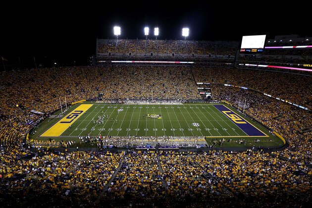 BATON ROUGE, LA - SEPTEMBER 17:  A general view during a game at Tiger Stadium on September 17, 2016 in Baton Rouge, Louisiana. (Photo by Jonathan Bachman/Getty Images)