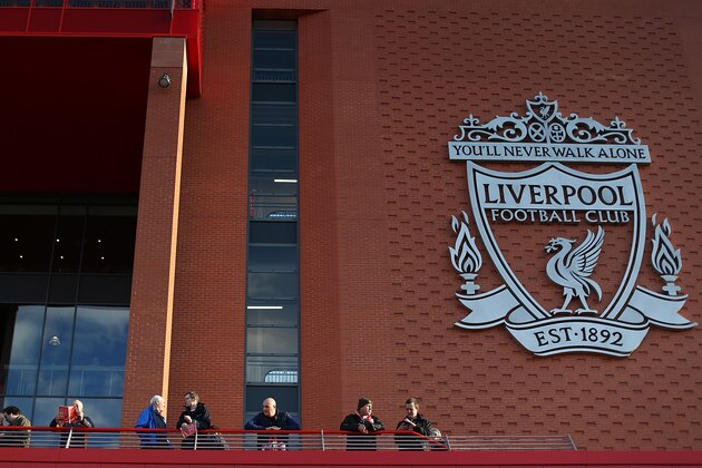 LIVERPOOL, ENGLAND - OCTOBER 22:  Fans arrive ahead of the Premier League match between Liverpool and West Bromwich Albion at Anfield on October 22, 2016 in Liverpool, England.  (Photo by Jan Kruger/Getty Images)