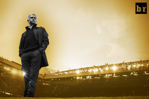Manchester United's manager Jose Mourinho sits pitch side ahead of the English Premier League soccer match between Liverpool and Manchester United at Anfield stadium in Liverpool, England, Monday, Oct. 17, 2016. (AP Photo/Dave Thompson)