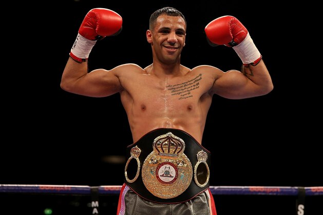 BIRMINGHAM, ENGLAND - MARCH 05:  Kal Yafai of Great Britain poses with the WBA Inter-Continental Super Flyweight Championship belt after defeating Dixon Flores of Nicaragua at Genting Arena on March 5, 2016 in Birmingham, England.  (Photo by Ben Hoskins/Getty Images)