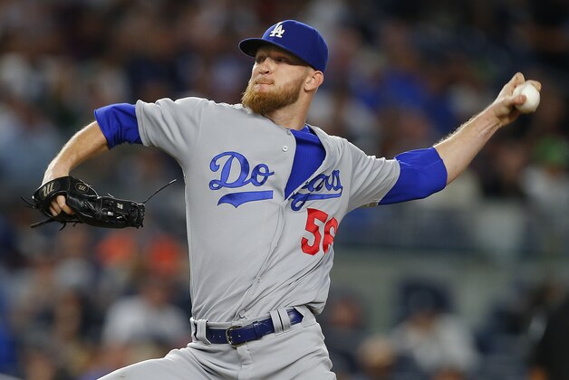 NEW YORK, NY - SEPTEMBER 13: J.P. Howell #56 of the Los Angeles Dodgers in action against the New York Yankees during a game at Yankee Stadium on September 13, 2016 in New York City. (Photo by Rich Schultz/Getty Images) NEW YORK, NY - SEPTEMBER 13: J.P. Howell #56 of the Los Angeles Dodgers in action against the New York Yankees during a game at Yankee Stadium on September 13, 2016 in New York City. (Photo by Rich Schultz/Getty Images)