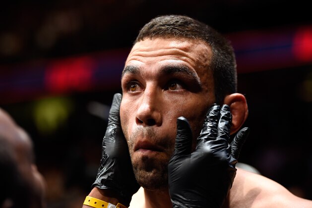 CLEVELAND, OH - SEPTEMBER 10:  Fabricio Werdum of Brazil prepares to enter the Octagon prior to facing Travis Browne in their heavyweight bout during the UFC 203 event at Quicken Loans Arena on September 10, 2016 in Cleveland, Ohio. (Photo by Josh Hedges/Zuffa LLC/Zuffa LLC via Getty Images)