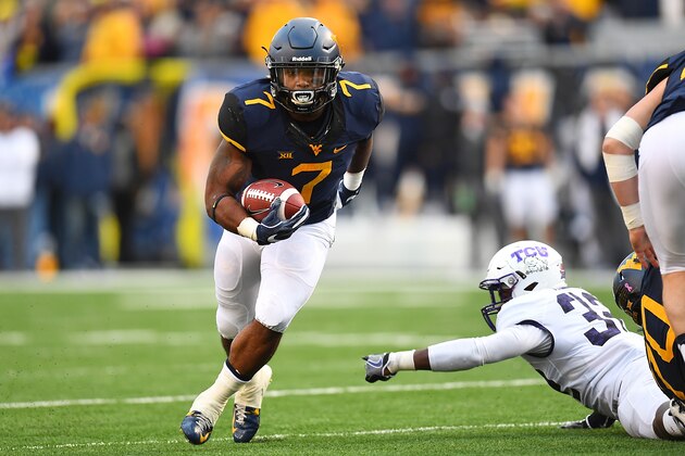 MORGANTOWN, WV - OCTOBER 22:  Rushel Shell